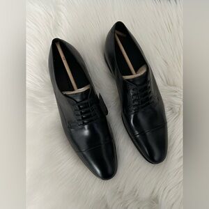 Ecco Vitrus Mondial Dress Shoe Lace Up Leather Black Mens 11 11.5 EU 45 NIB New